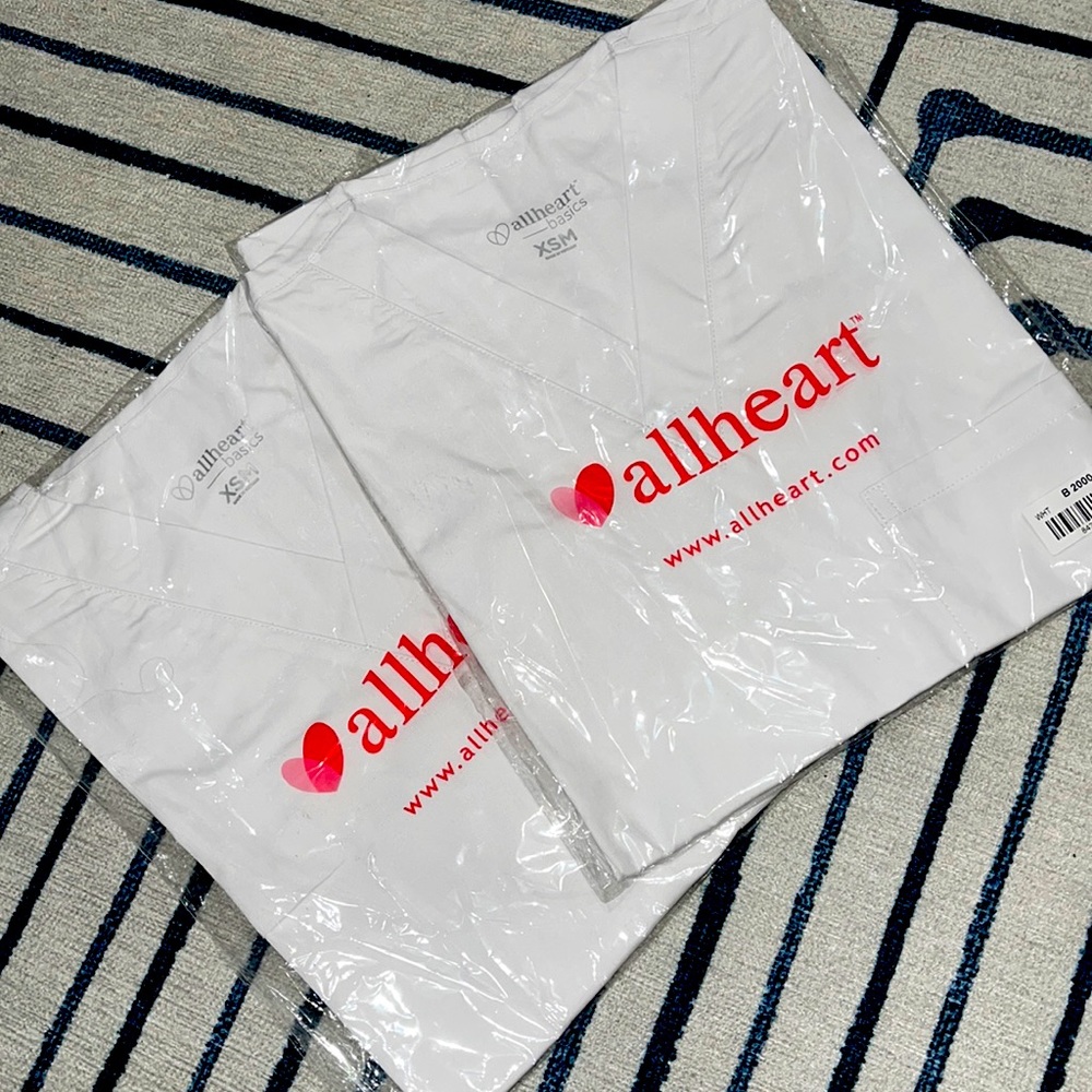 Allheart scrubs tops only